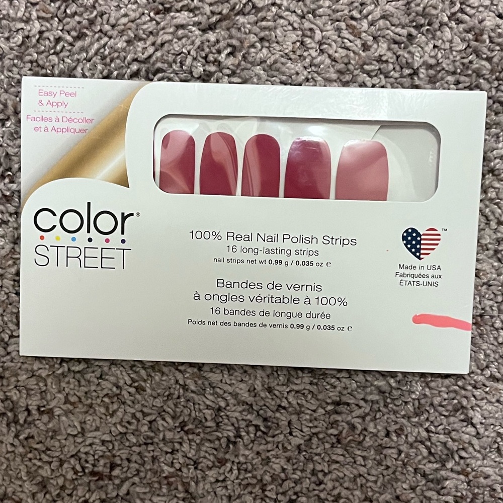 Color Street  nail polish strips, Munich Mulberry